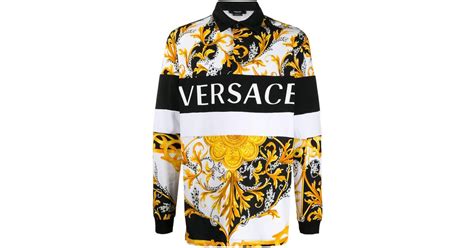 polo versace uomo|Versace long sleeve.